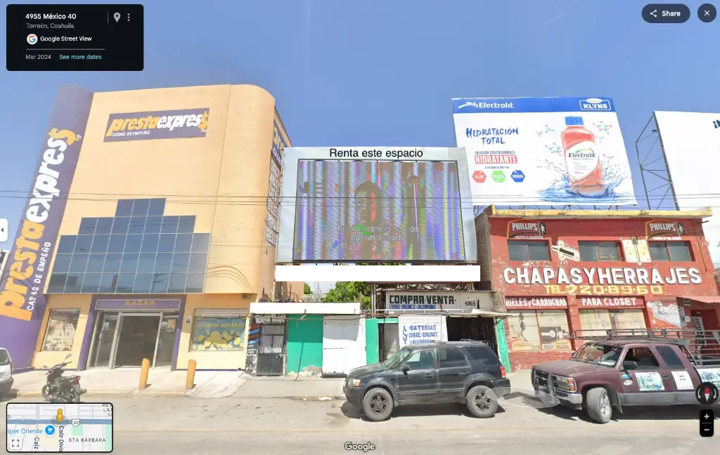 Marco Exterior Pantalla 17m2